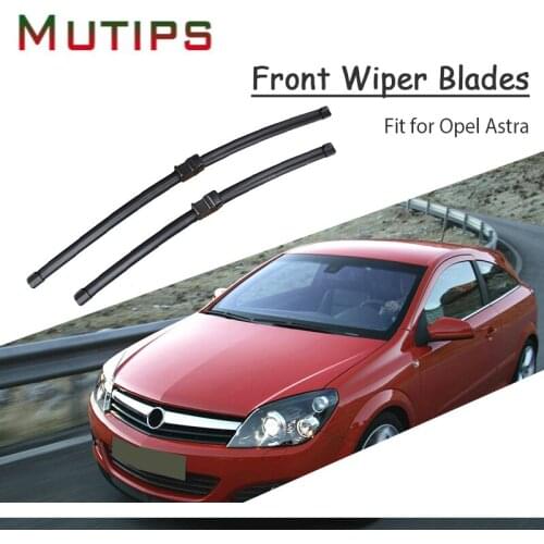 1Set Rubber Car Front Wiper Blade Kit For Opel Astra J H 2004-2009 2009-2015 Original Replace Insert Strip Exterior Accessories