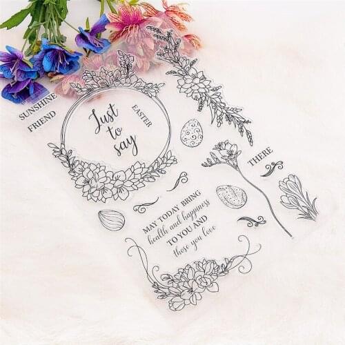15*21CM Vine Text Transparent Clear Stamps / Silicone Seals Roller Stamp For DIY Scrapbooking Photo Album/Card Making