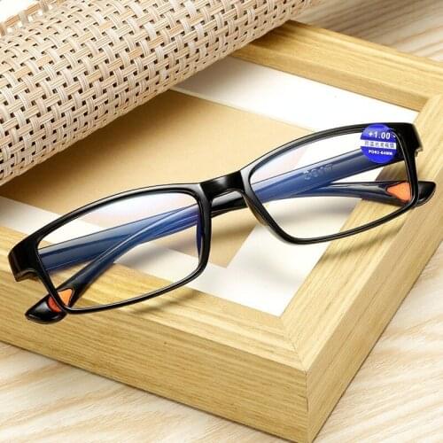 TR90 Ultralight Anti Blue-Ray Reading Glasses Anti Blue Light Presbyopic Glasses Hyperopia Eyewear Readers +1.0 1.5 2.0 2.5 3.5