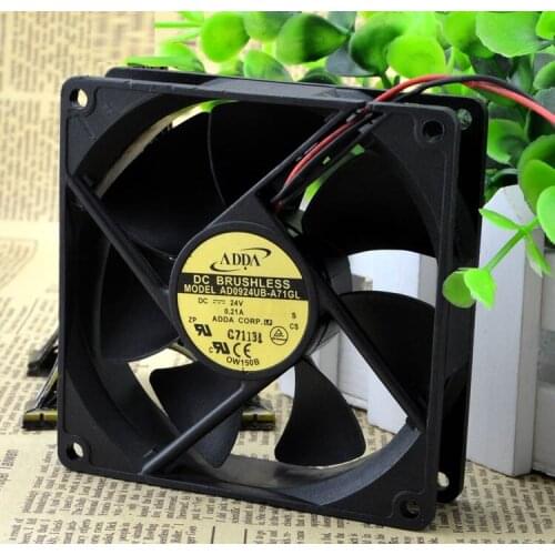 SSEA New Wholesale cooling fan for ADDA AD0924UB-A71GL 24V 0.21A 9CM 9025 92*92*25m 2pin server inverter cooling fan
