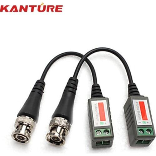 High Quality! 10pair Twisted Video Balun passive Transceivers CCTV DVR camera BNC Cat5 CCTV UTP Video Balun up to 3000ft Range