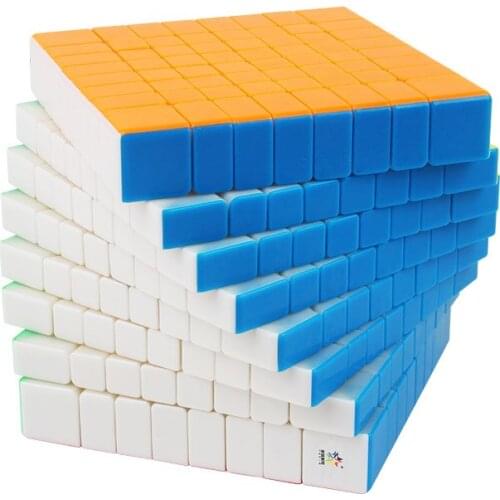 YuXin Little Magic 8Layer Magic Cube Stickerless Zhisheng Speed Puzzle Educational Toys Children Gift Magico Cubo