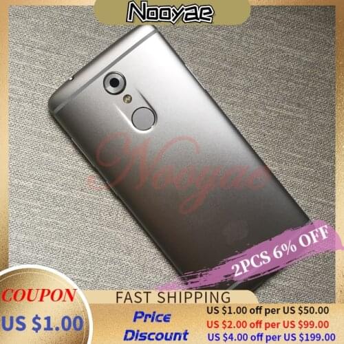 Back Cover For ZTE Axon 7 mini B2017 Battery Door Housing Case with Side Power Volume Button Fingerprint Flex cable Camera lens