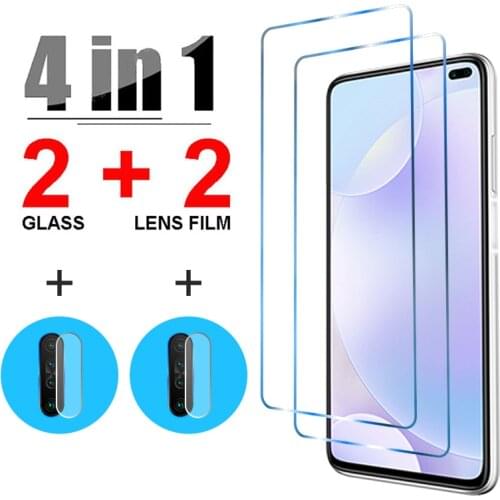 4in1 Phone Glass for Redmi Note 8 Pro 8T 7 6 5 Tempered Glass Camera Screen Protector for Xiaomi Redmi 8 8A 7 7A 6A 5A K40 K30