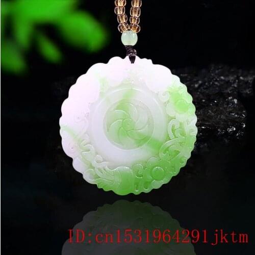 Green Jade Bat Pendant Jewelry Charm Carved Fashion Natural Women Amulet for Necklace Chinese Gifts Jadeite