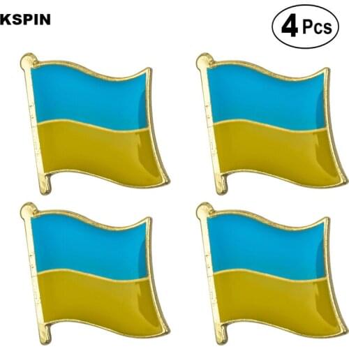 Ukraine Flag Pin Lapel Pin Badge Brooch Icons 4pcs