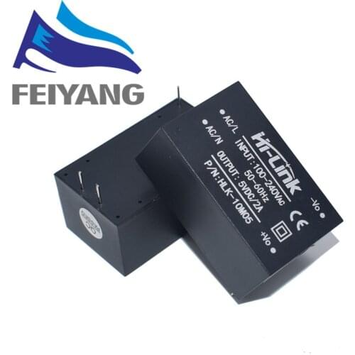 1PCS AC-DC 90-245V HLK-10M03/10m05/10M09 220V to 5V 2A 10W intelligent household compact switching mini power supply module