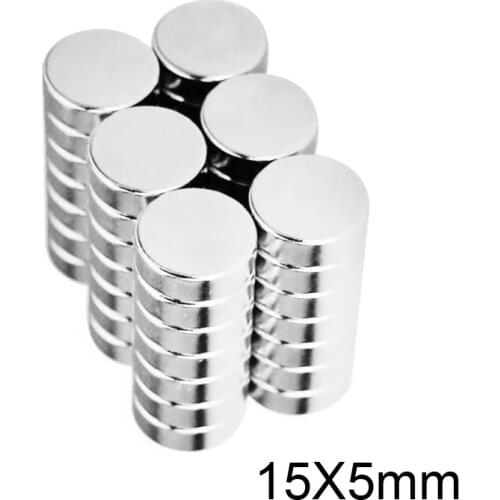 2/5/10/20/50pcs 15x5 SPowerful Strong Magnet disc Magnets 15mmx5mm Permanent Neodymium Magnets 15x5mm Round Magnet 15*5