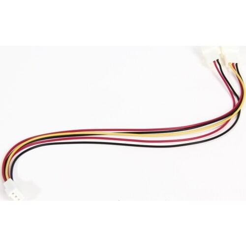 5Pcs 12V 3 Pin Female to 2/3 Pin Male PC Fan Power Splitter Extension Cable 3 Ways Splitter Connector