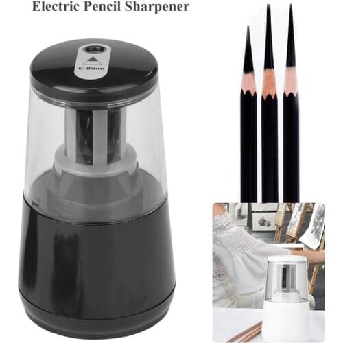 Automatic Electric Pencil Sharpener Plug in / Battery Operated School Office Stationery Electric Pencil Sharpener For Children