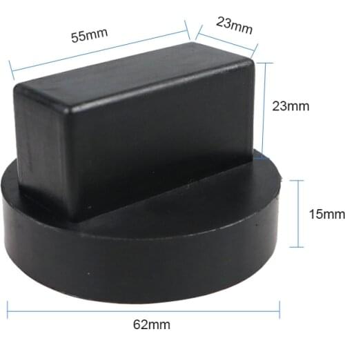 Car Rubber Lift Jack Stand Pad Rubber Slotted Frame Adapter for Mercedes S CLK Car Jack Disk Pad Protector Tool Car Accessories