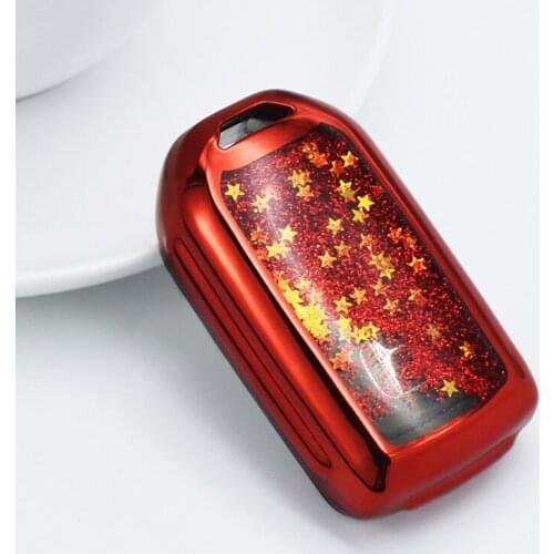 Car Key Cover Shell decoration Trim sticker For Honda 10th Civic Accord EX EXL URV XRV CR-V Crz Hrv Pilot Ridgeline 2018 2019