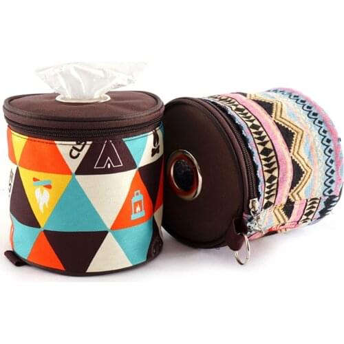 Lightweight Portable Roll Tissue Case Toilet Roll Paper Storage Holder for Camping Hiking Outdoor Picnic Tent Accessories