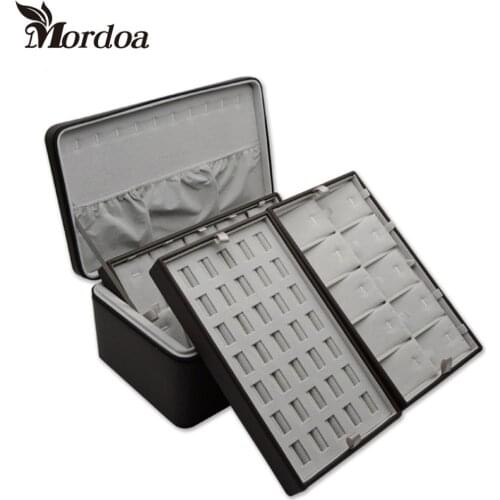 Top Grade Ring Jewelry Display Shelf Jewelry Necklace pendant Display Show Case Organizer Jewelry Display Box