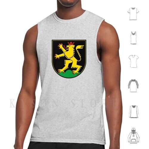 Heidelberg Coat Of Arms , Germany Tank Tops Vest 100% Cotton Germany Heidelberg Heidelberg Coat Of Arms Neckar Baden