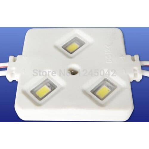 IP 65 UL listed Epistar 3 pcs 5730 injection LED module for led sign , 4 years guarantee white color