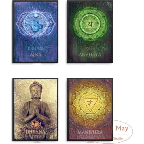 Karma Chakra Canvas Painting Posters And Prints Wall Art Picture Nordic Decoration Home Decor Affiche