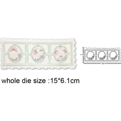 Metal cutting dies cut die basic frame christmas decor mold Scrapbook paper craft knife mould blade punch stencils die