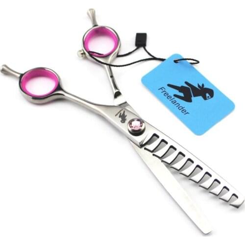 6 Inch 10 teeth Fish bone thinning scissors Thinning Styling Tool Salon Hairdressing Shears Two-tailed Blade Hair Scissors