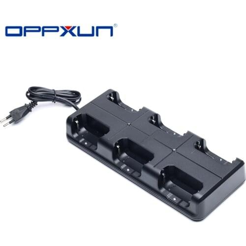OPPXUN For WLN KD-C1 6 In 1 Charger Walkie Talkie Unit Charging KD-C1 Plus Six Way Charger for WLN KD-C1Plus KD-C2