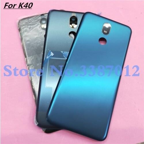 Original 5.7 inches Battery Back Cover For LG K40 Back Battery Cover Rear Door Housing Case With Logo