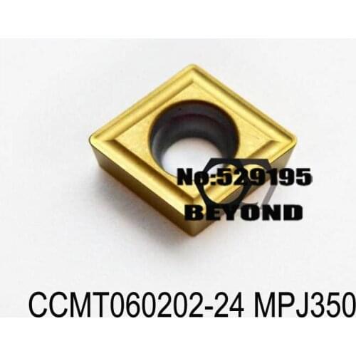 Original Tungaloy CCMT060204 CCMT CCMT0602 CCMT060202 CCMT060202-24 CCMT060204-24 MPJ350 CNC carbide insert Lathe turning tool
