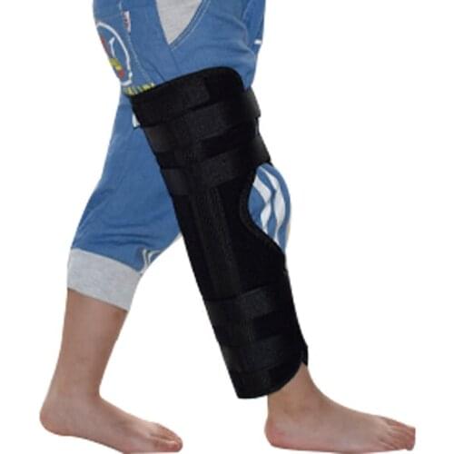 Kids Knee Brace Support Child / Adult Knee Fixed Splint Leg Fracture Splint Patella Knee Orthopedic Leg Posture Corrector Guard
