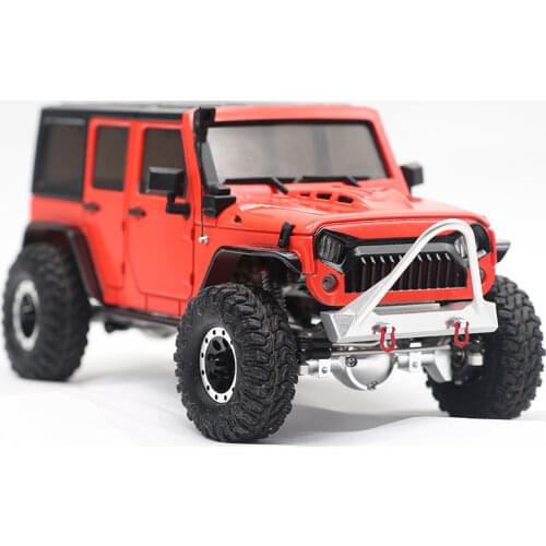 Orlandoo Hunter Rc Model Car Metal Front Bump Cnc 1:35 A01 For Wrangler Jeep