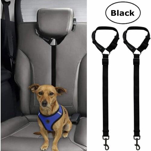 Adjustable Traction Rope for Pet Dogs and Cats, Car Safety Lanyard, Outdoor Walking Lanyard, Swivel Hook