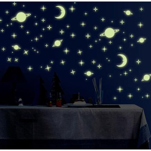 Luminous Stickers Bedroom Living Room Game Room Decoration Luminous Wall Stickers Environmental Decoration