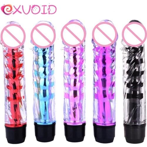 EXVOID Powerful Dildo Vibrator G-Spot Massager Female Masturbator Multi-Speed Sex Toys for women Realistic Penis Adult Products