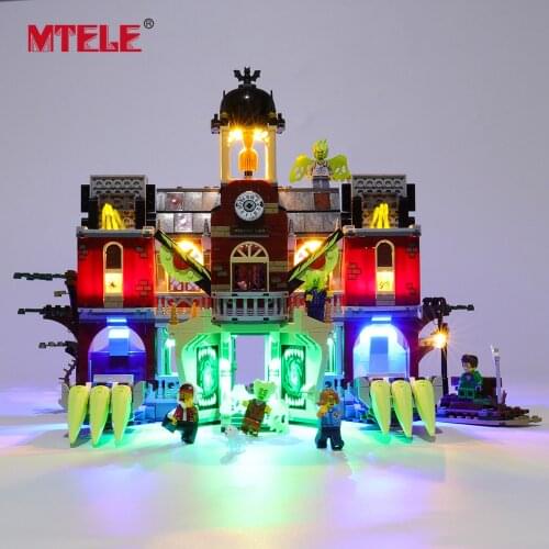 MTELE Brand LED Light Up Kit For Newbury Haunted High School Toys Compatible With 70425