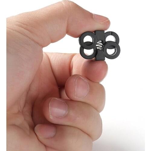 10Pcs Outdoor Tactical Sports Paracord Adjustment Buckle Non-slip Shoelace Buckle Antiskid Shoes Molle Tactical Backpack Gear