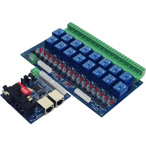 16CH Relay Switch Dmx 512 Controller, relay output high voltage LEDs DMX-RELAY-16CH Max 10A Signal Controller