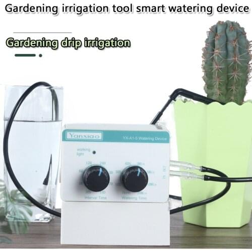 2021 Plant Smart Waterer Automatic Garden Drip Irrigation System Potted Plant Charging Water Pump Timer Gardening Watering Set