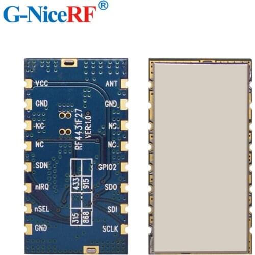 3km embedded high power anti-interference wireless transceiver module RF4432F27 FSK/GFSK/OOK modulation 500mW free shipping