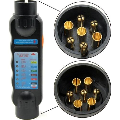 7 & 13PIN SOCKET CAR VAN TRAILER TOWING LIGHT WIRING CIRCUIT TESTER FULL SET