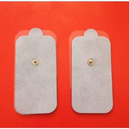 Freeshipping 50pcs/lot 9*5cm Electrode Pads for Tens Acupuncture,Slimming massager , Digital Therapy Machine Massager