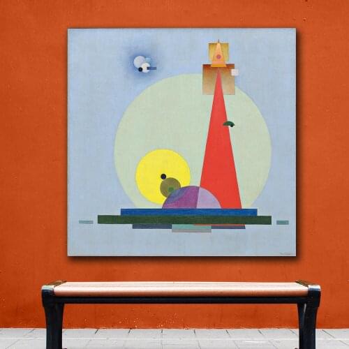 Large Size Rudolf Bauer The Holy One Canvas Painting For Living Room Home Decoration Oil Painting On Canvas Wall Painting