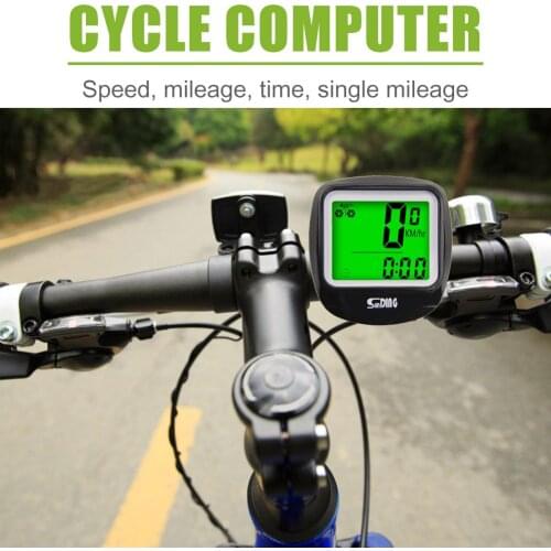 SUNDING MTB Mountain Bike Code Table Cycling Equipment Digital Stopwatch Exercise Timer Bicycle Riding Speedometer Odometer