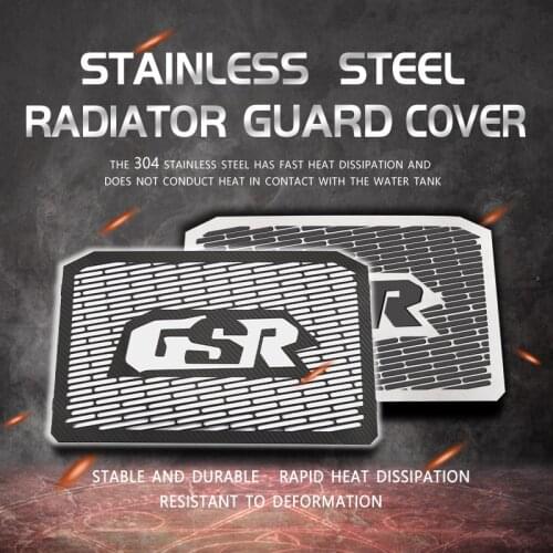 Motorcycle parts Stainless Steel Radiator Grille Guard Cover Protector For GSR 400 600 GSR400 GSR600 2006-2012 07 08 09 10 11