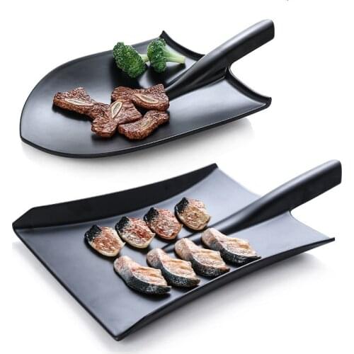 Design European Style Melamine Frosted Imitation Porcelain Shovels Tableware Plate Dish Platter Bowl Cutter Board Dinnerware