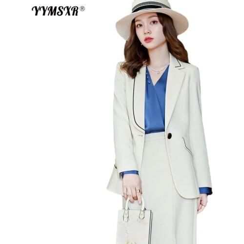 Elegant and High-quality Office Suit Pants 2-piece Set Autumn and Winter New Ladies Plus Size Professional Suit Sales Overalls