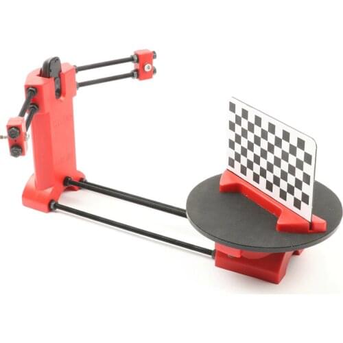 HE3D Open source DIY 3d scanner kit for 3d printer,designer and engineer DIY basic 3D scanner , red injection molding plastics