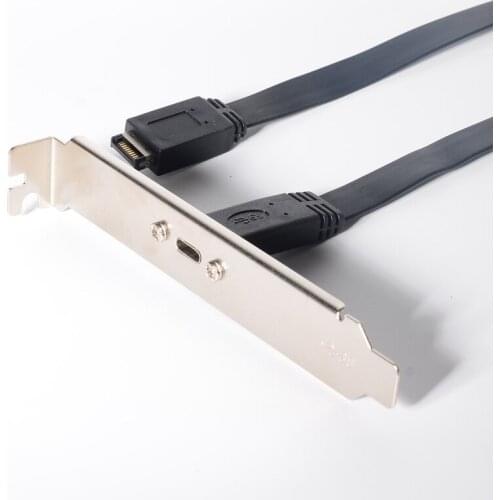 USB 3.1 Front Panel Header Type E M to Type C F Motherboard Expansion Cable Computer connection and connector