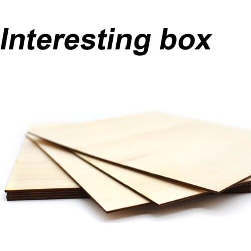 Linden wood model thin wood chips small wood board technology small production handmade materials diy 3mm maker material