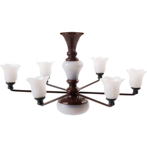 Dollhouse Miniature Ceiling Light Furniture Toy Pretend Playing Interactive Toy Classic Dollhouse Furniture Accessories