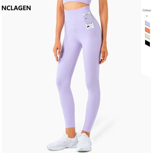 NCLAGEN Seamless Yoga Pants High Waist Quality Sport Leggings Running Women Squat Proof Lycra Tummy Control Elastic GYM Tights