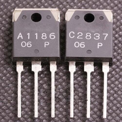 New 10pcs A1186 C2837 (5PCS* 2SC2837+5PCS* 2SA1186 )