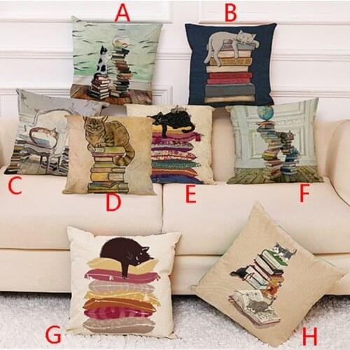 New Cotton Linen Square Home Decorative Throw Pillow Case Sofa Waist Cushion Cover Office Hotel Car Cushion Подушки Декоративные